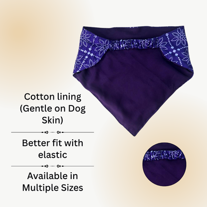 Tail N Tints Party Wear Bandana for Dogs