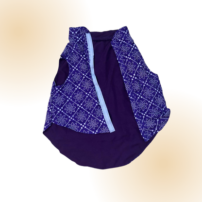 Tail N Tints Purple Sequence Kurta for Dogs